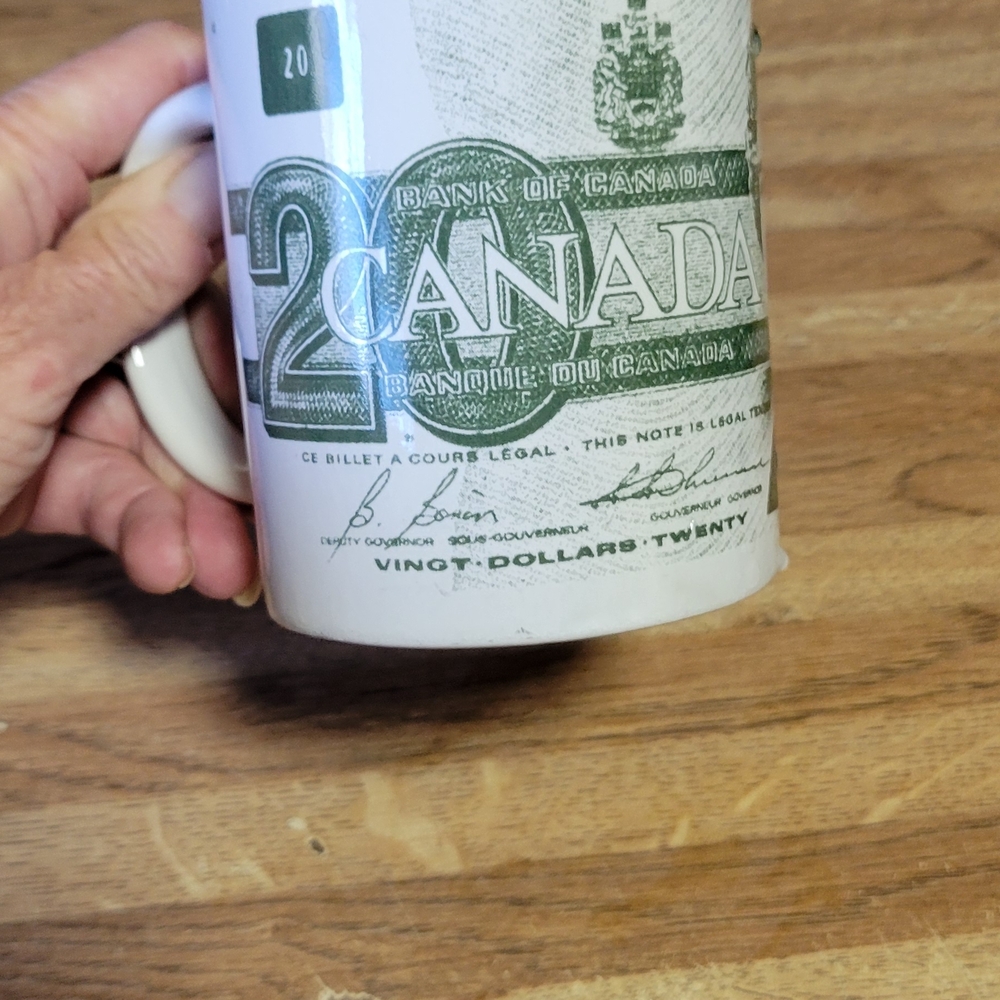 Canada Twenty Dollar Bill Mug